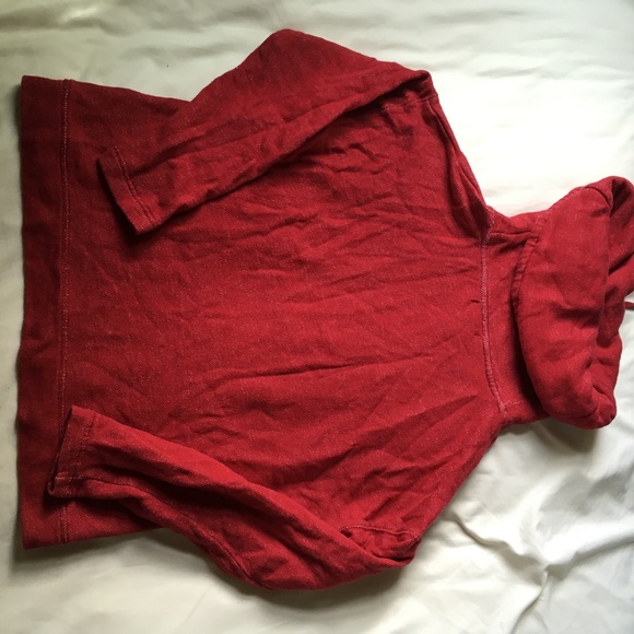 Red Flecked Ralph Lauren Cowel Sweatshirt - Picture 6 of 6